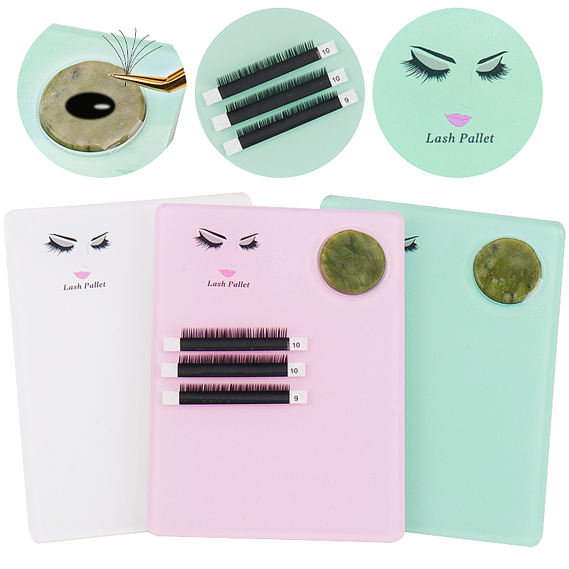 Eyelash Extension Menu - 1pcs Acrylic Jade Stone Eyelash Extension