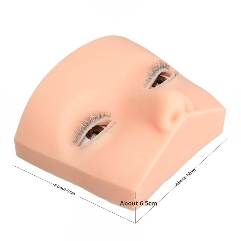 4 Layered Mannequin Head for E - Eyelash Extension Open Eye ulasan dan harga