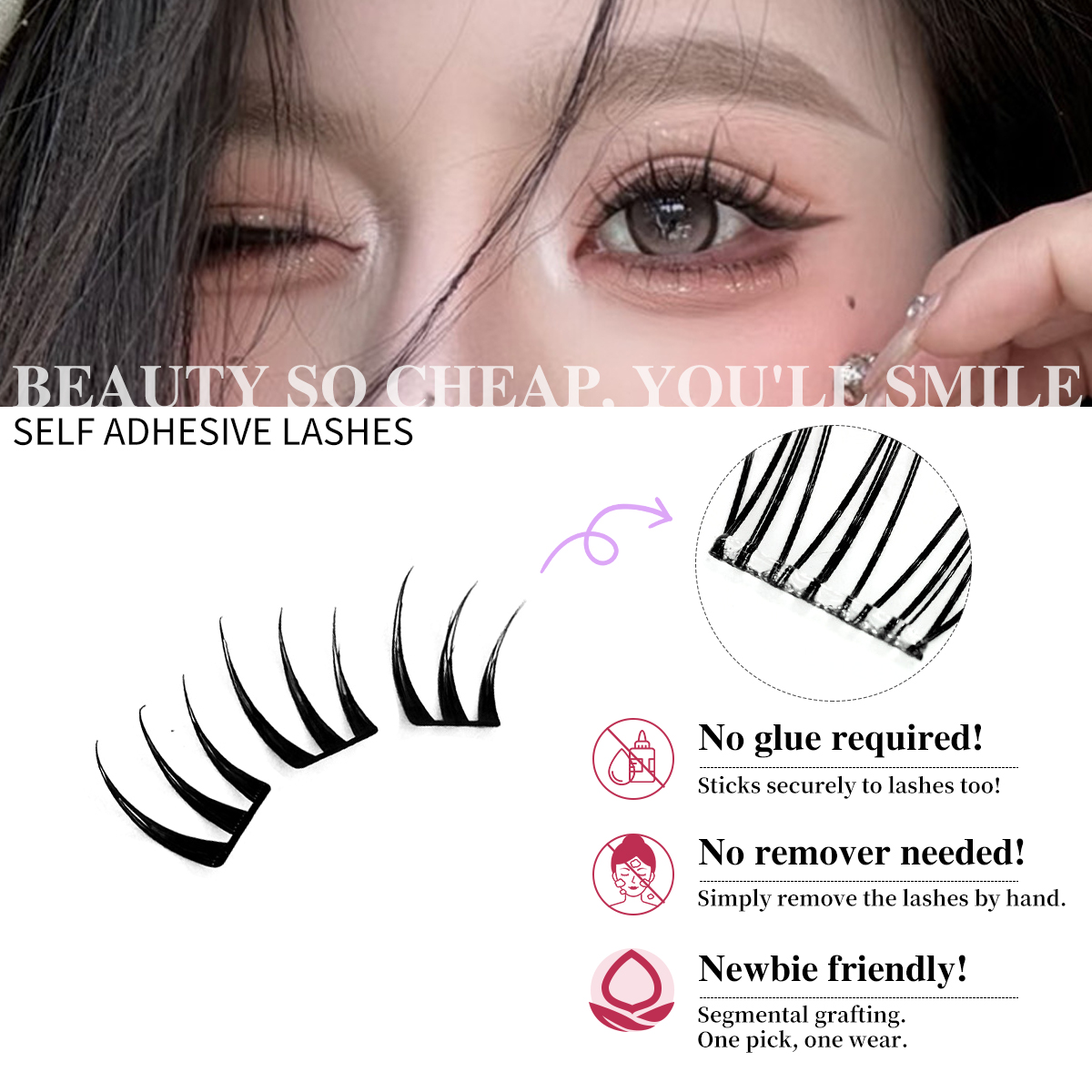 Segmented Lashes Cluster Ultra - Eyelash Extension Menu ulasan dan harga