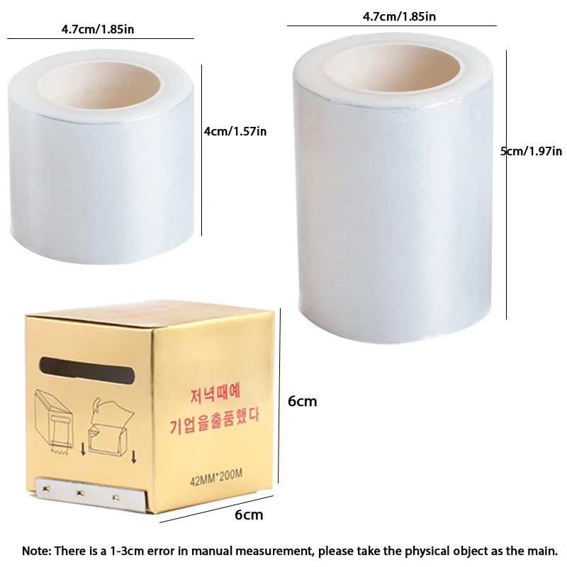 200m Transparent Makeup Film L - Eyelash Extension Usa ulasan dan harga
