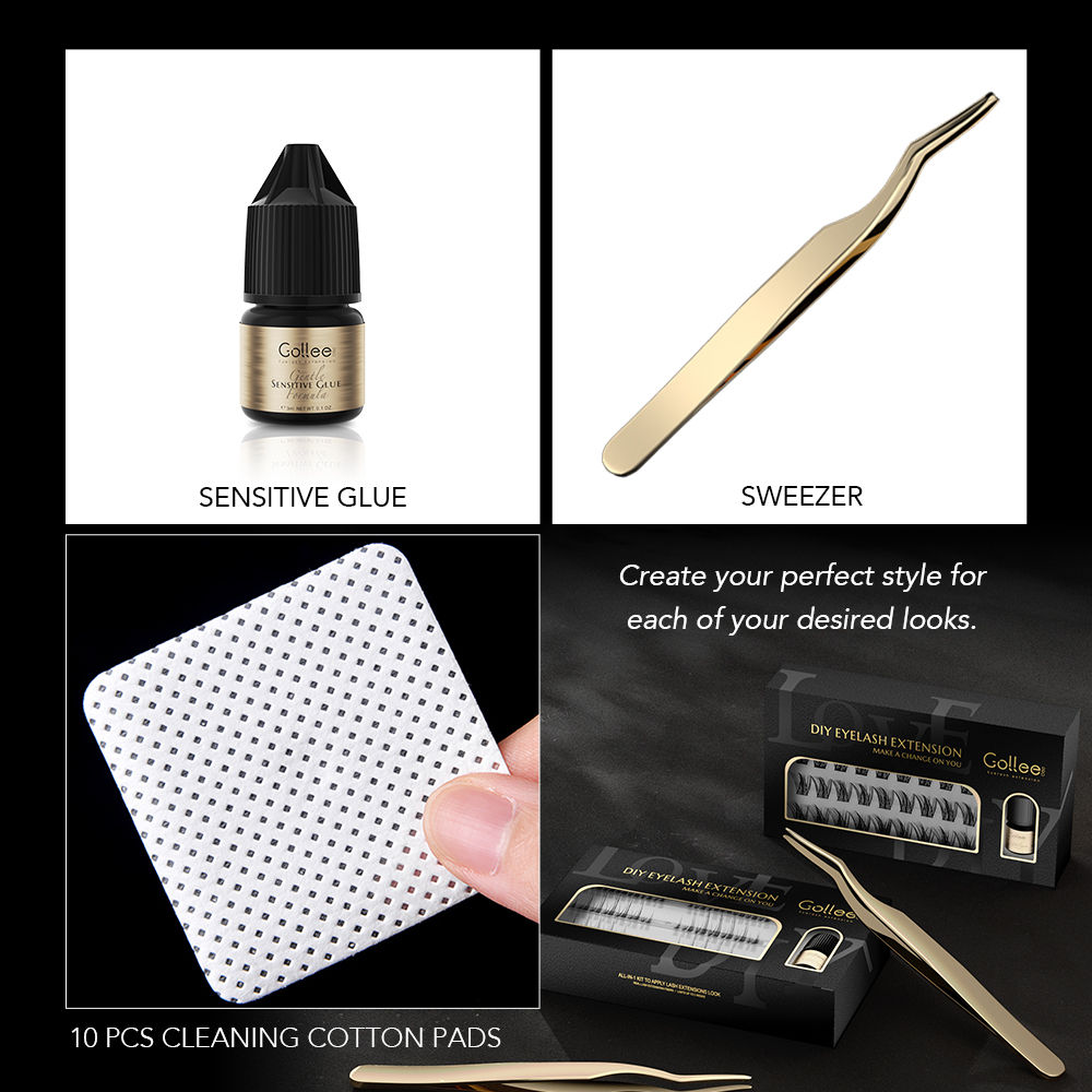 Gollee DIY Lash Extension Gift - Eyelash Extension Open Eye ulasan dan harga