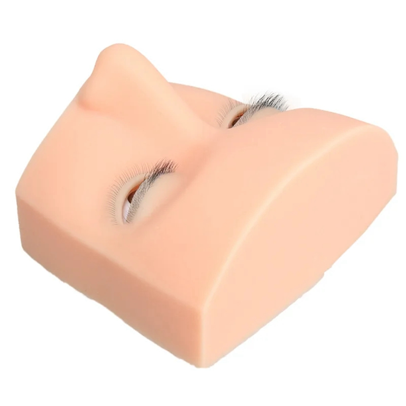 New Real 4 Layers Mannequin He - Eyelash Extension Open Eye ulasan dan harga
